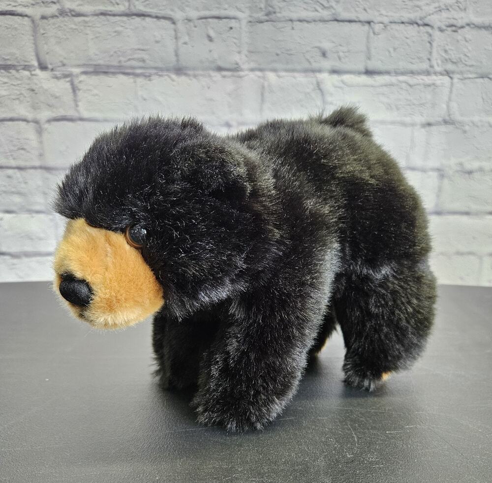 Nat & Jules NatuKe Planet Black Bear Plush 10" DEMDACO Plan International 2016